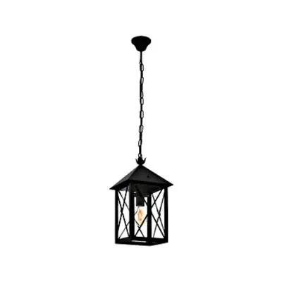 Pendant luminaire Gaudesi 60W anthracite (RAL7016) IP44
