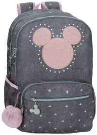 Ghiozdan școlar Joumma - Mickey Studs, cu 2 compartimente