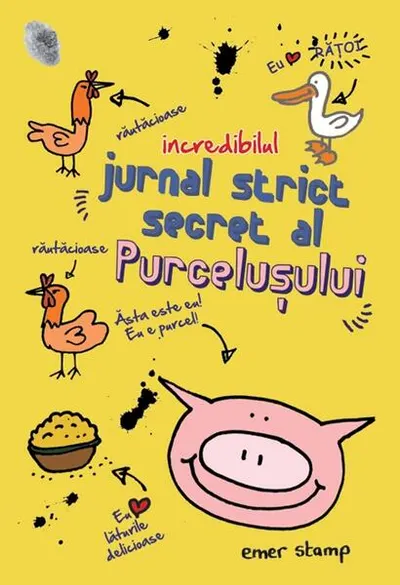 Incredibilul jurnal strict secret al purcelușului - Hardcover - Emer Stamp