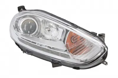 Far dreapta (H1 H7 LED, reglaj electric cu motoras, cu lumini de zi) FORD FIESTA 2013-2017