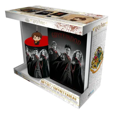 Set Cadou Harry Potter - Cana 320ml + Breloc + Notebook Harry Ron Hermione