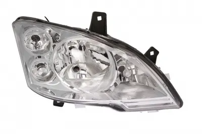 Far Dreapta (3 H7, electric, cu motor, culoare interior: cromat, culoare semnalizator: galben) potrivit MERCEDES VIANO (W639), VITO (W639), VITO MIXTO (W639) -10.10