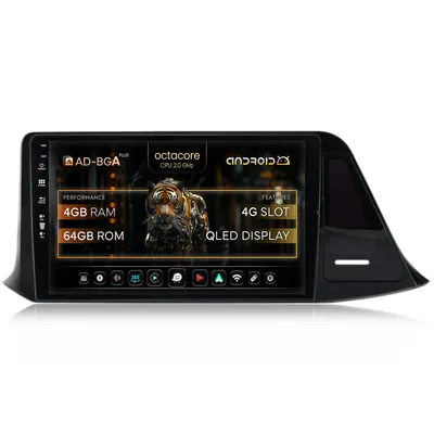 Navitatie Toyota C-HR (2016-2020), Android, A-Octacore 4GB RAM + 64GB ROM, 9 Inch - AD-BGA9004+AD-BGRKIT074