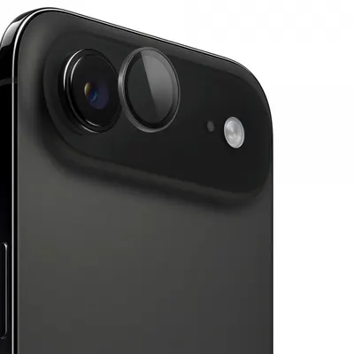 Folie de protectie Camera Spate Lito S+ pentru Apple iPhone 17 Air, Sticla Securizata, Neagra