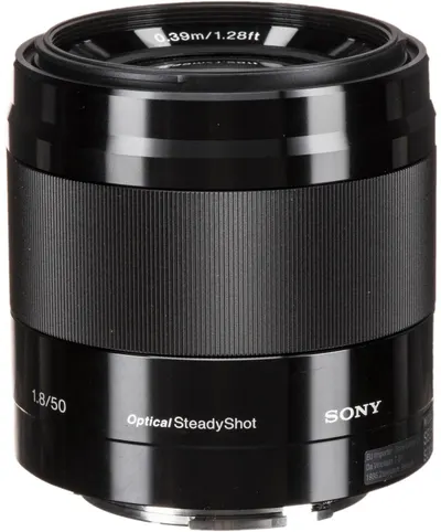 Obiectiv Sony - E, 50mm, f/1.8 OSS, negru