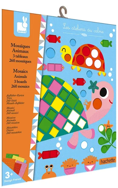 Set creativ Janod - Mozaic cu animale
