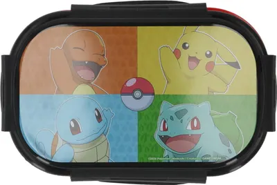 Cutie pentru mâncare cu ustensile Kids Euroswan Pokemon - Cuțit, lingură, furculiță