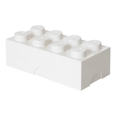 Cutie de depozitare pentru copii albă din plastic 20x10x7 cm – LEGO®