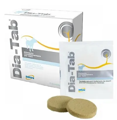 Dia-Tab, Supliment pentru caini cu probleme digestive, 6 comprimate