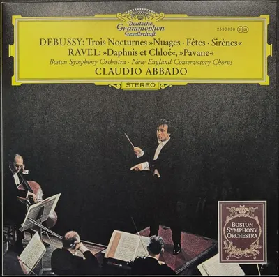 Debussy: Trois Nocturnes - Vinyl | Claude Debussy, Maurice Ravel, Boston Symphony Orchestra, New England Conservatory Chorus, Claudio Abbado