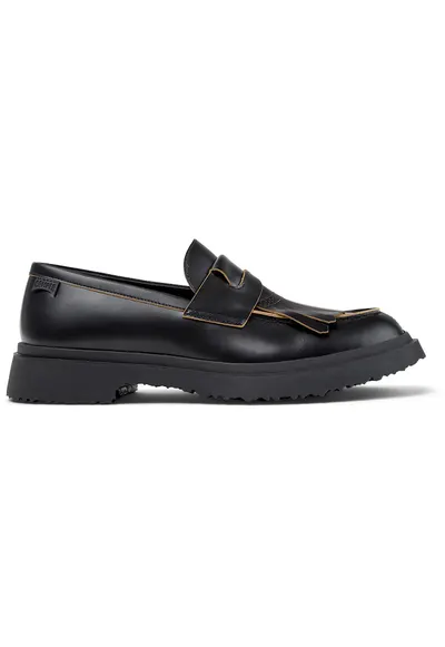 Mocasini de piele Walden Twins - Negru