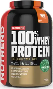 100% Whey Protein, portocale, 2250 g, Nutrend
