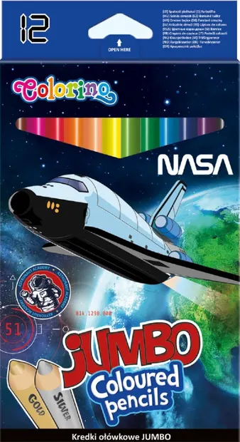 Colorino - Jumbo Nasa, 12 culori