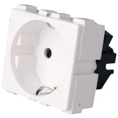 Priza schuko alba 2 module NV-1220.202