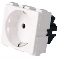 Priza schuko alba 2 module NV-1220.202
