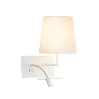 Corp iluminat de perete, aplica, lumini SOMNILA FLEX perete, alb cu LED-uri de interior montat pe suprafata de perete lumina 3000K alb versiune dreapta incl. conexiune USB,