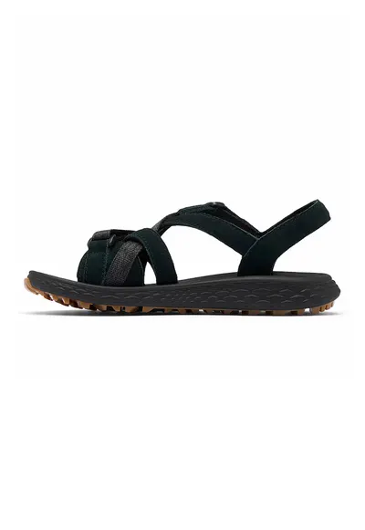 Sandale Konos Esla din piele intoarsa si material textil pentru trekking - Negru