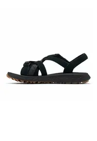 Sandale Konos Esla din piele intoarsa si material textil pentru trekking - Negru