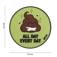 Patch All Day Every Day PVC velcro - Default Title