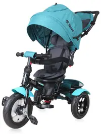 Triciclu Lorelli - Neo, Green Luxe, cu anvelope cu aer, verde