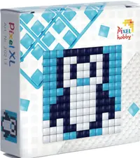 Set creativ cu pixeli Pixelhobby - XL, Pinguin