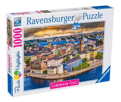 Puzzle Ravensburger din 1000 de piese - Stockholm, Suedia