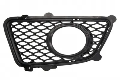 Grila bara fata Stanga cu locas proiector plastic, negru potrivit KIA SPORTAGE II 2004-2010