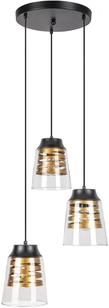 Candelabru Rabalux - Zenaida 3545, IP20, E27, 3 x 60W, 230V, negru mat