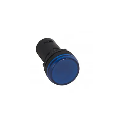 Osmoz one-piece pilot light cu integrated LED to be used cuout electrical block - albastru 230 V~