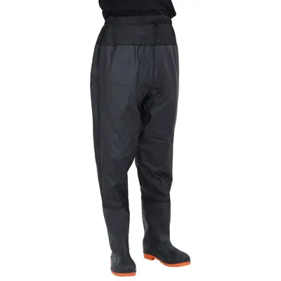 Gossi pantaloni cu talie inalta cu cizme, negru, marimea 43