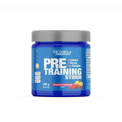 Supliment Pre-Workout, Weider, Storm, limonadă cu zmeură, 300g