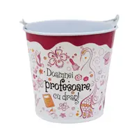 Suport ghiveci 13.5 cm "Doamnei profesoare cu drag"