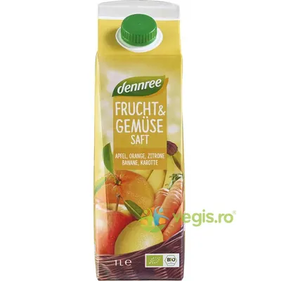 Suc Galben de Fructe si Legume Ecologic/Bio 1L