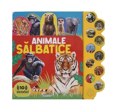 10 sunete - Animale sălbatice - Hardcover - ***