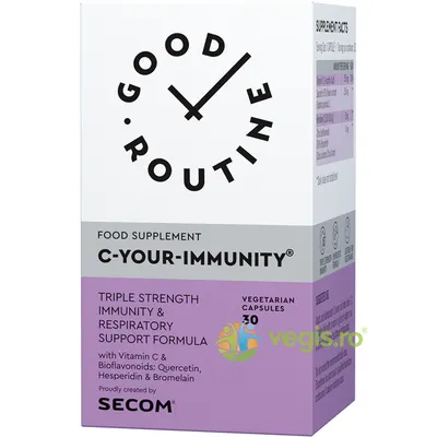 C Your Immunity (Vitamina C cu Quercetina) 30cps vegetale Secom