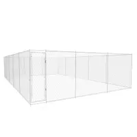Gossi padoc pentru caini de exterior, 950x570x185 cm, otel galvanizat