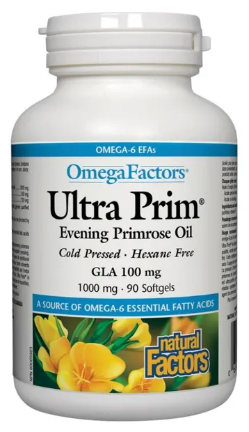 Ultra Prim, 1000 mg, 90 capsule gelatinoase moi, Natural Factors