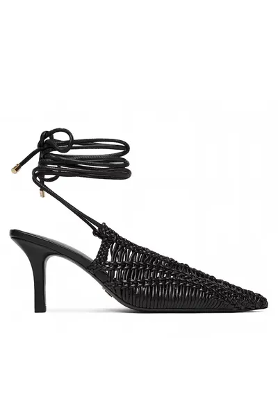 Pantofi dama - stiletto - negru - piele naturala 8Z0139 L109