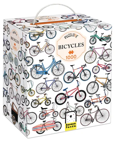 Puzzle Banana Panda din 1000 de piese - Biciclete