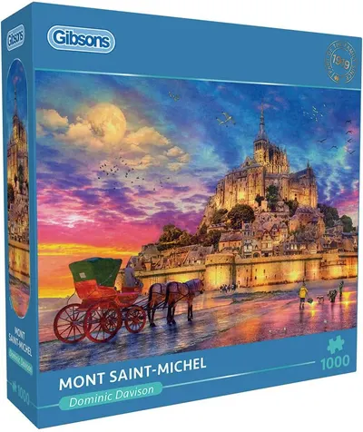 Puzzle Gibsons din 1000 piese - Mont Saint-Michel