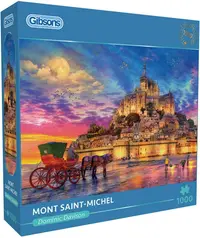 Puzzle Gibsons din 1000 piese - Mont Saint-Michel