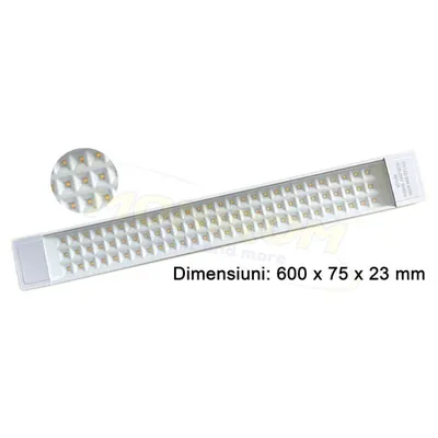 Corp tip FIDA LED 75mm/0,6m/50w/4000k (aluminiu)