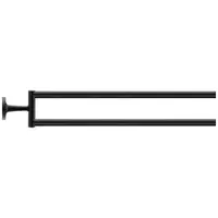 Bara prosop Duravit Starck T 0099414600, montare pe perete, 470 mm, metal, Negru mat