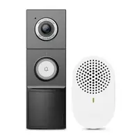 Videointerfon exterior IP WiFi TP-Link TAPO D235, 5 MP, IR 10 m, microfon si difuzor, slot card, aparent, detectie miscare, PIR, baterie 10000 mAh