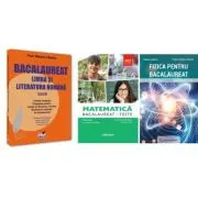 Pachet Bacalaureat 2026. Limba si literatura romana, Matematica M2 Profil Stiinte ale naturii. Teste si Fizica