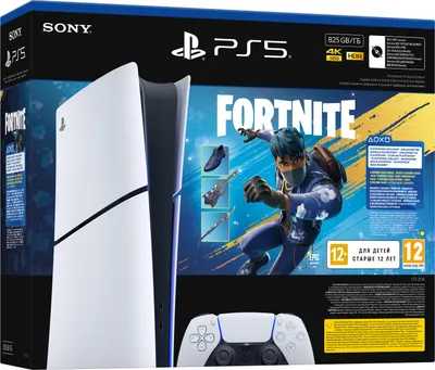 Consolă PlayStation 5 (Slim) - Digital Edition - Fortnite Flowering Chaos Bundle