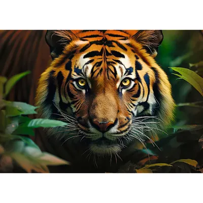 Puzzle Premium Quality 1000 piese - Tigru salbatic