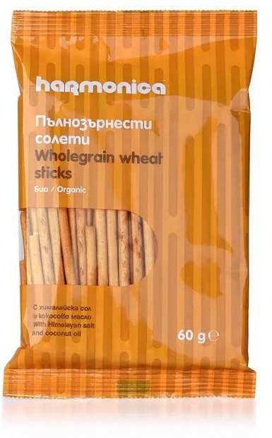 Sticksuri din faina integrala de grau Bio, 60g, Harmonica