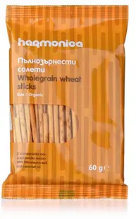 Sticksuri din faina integrala de grau Bio, 60g, Harmonica