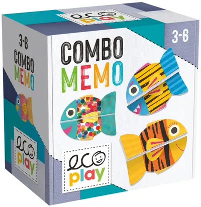Joc pentru copii Headu Ecoplay - Primul meu joc de memorie